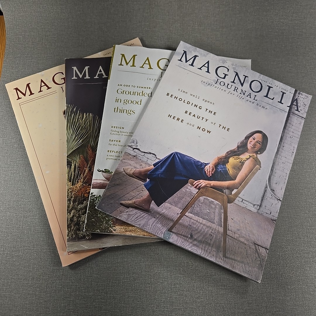 Magnolia Journal Magazine Joanna Gaines Lot of 4 Issues 18~21 ~ 2021