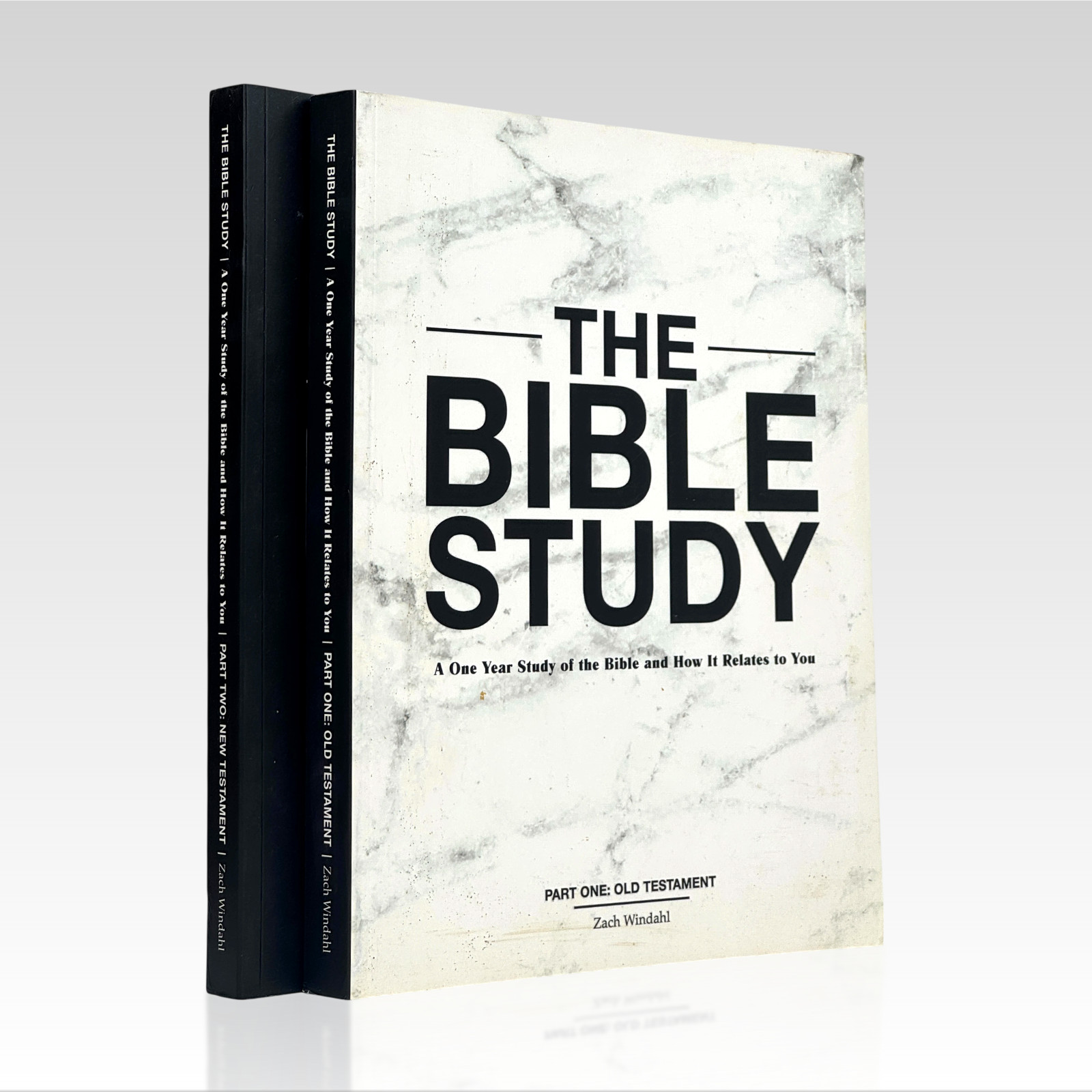 2017 ZACH WINDAHL. The Bible Study. Set of 2. Old and New Testament. HC VG SET