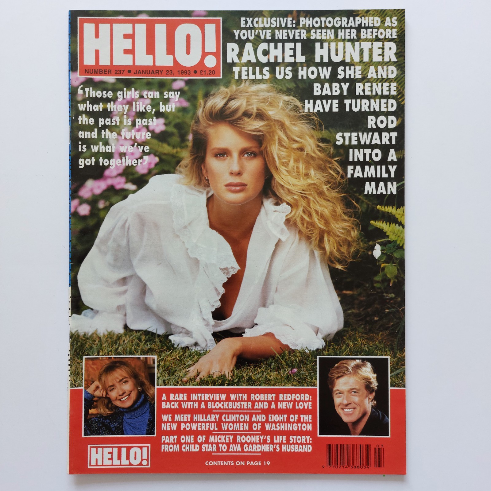 4 x Hello Magazine Bundle – Issues 208/237/265/323 Rod Stewart & Rachel Hunter