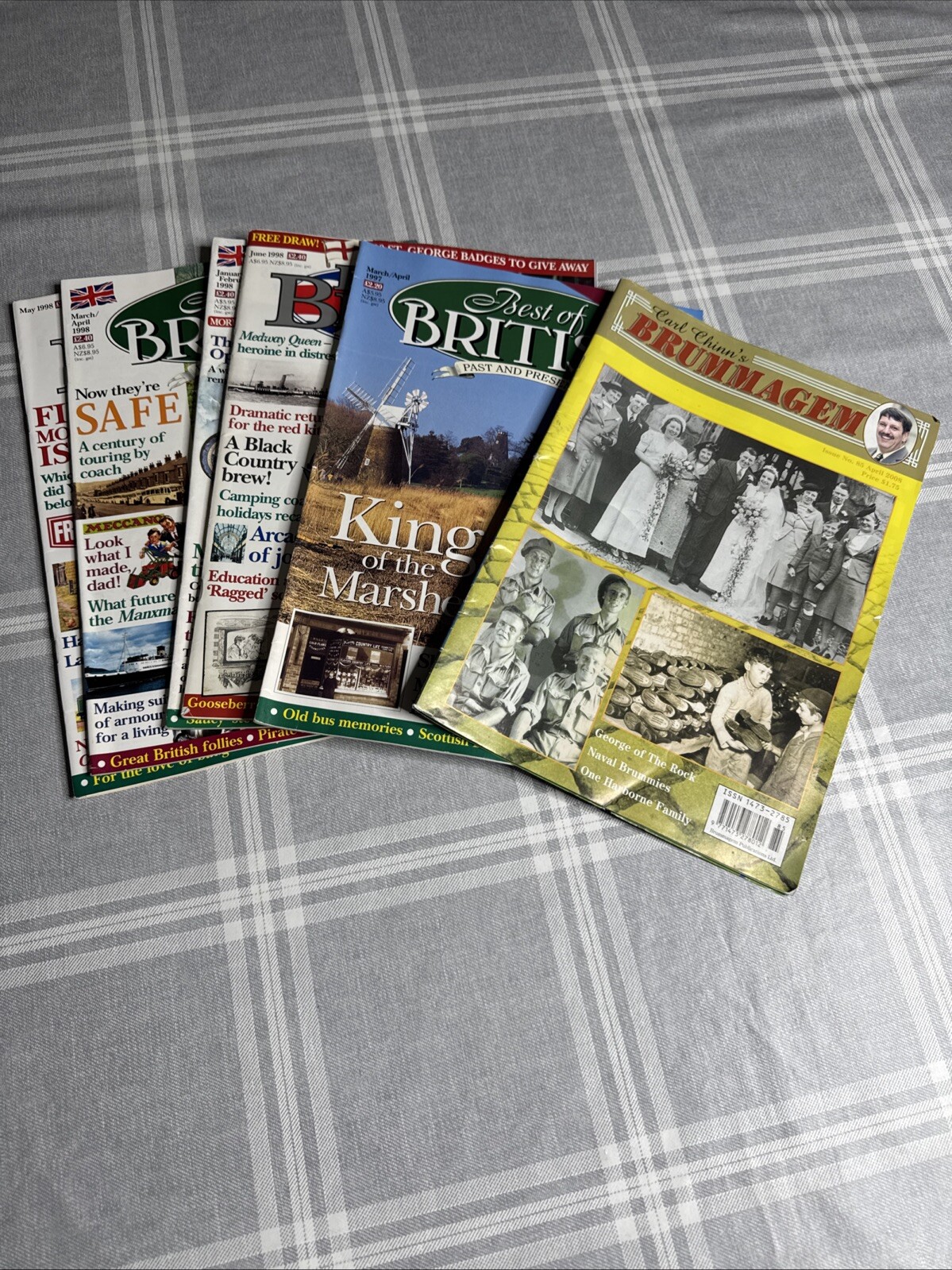 Best of British magazines x5 1997/1998 Plus x1 Brummagem Apr 2008