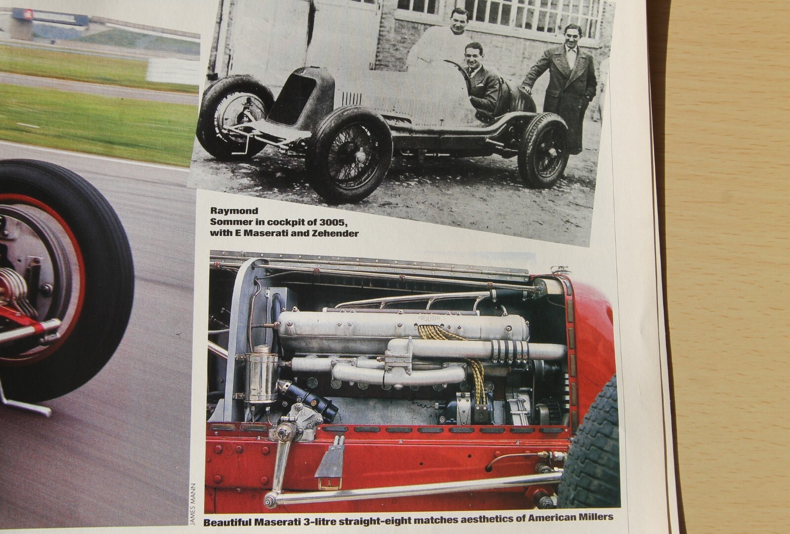 Original CSC 1995 magazine article: MASERATI 8CM racer driven
