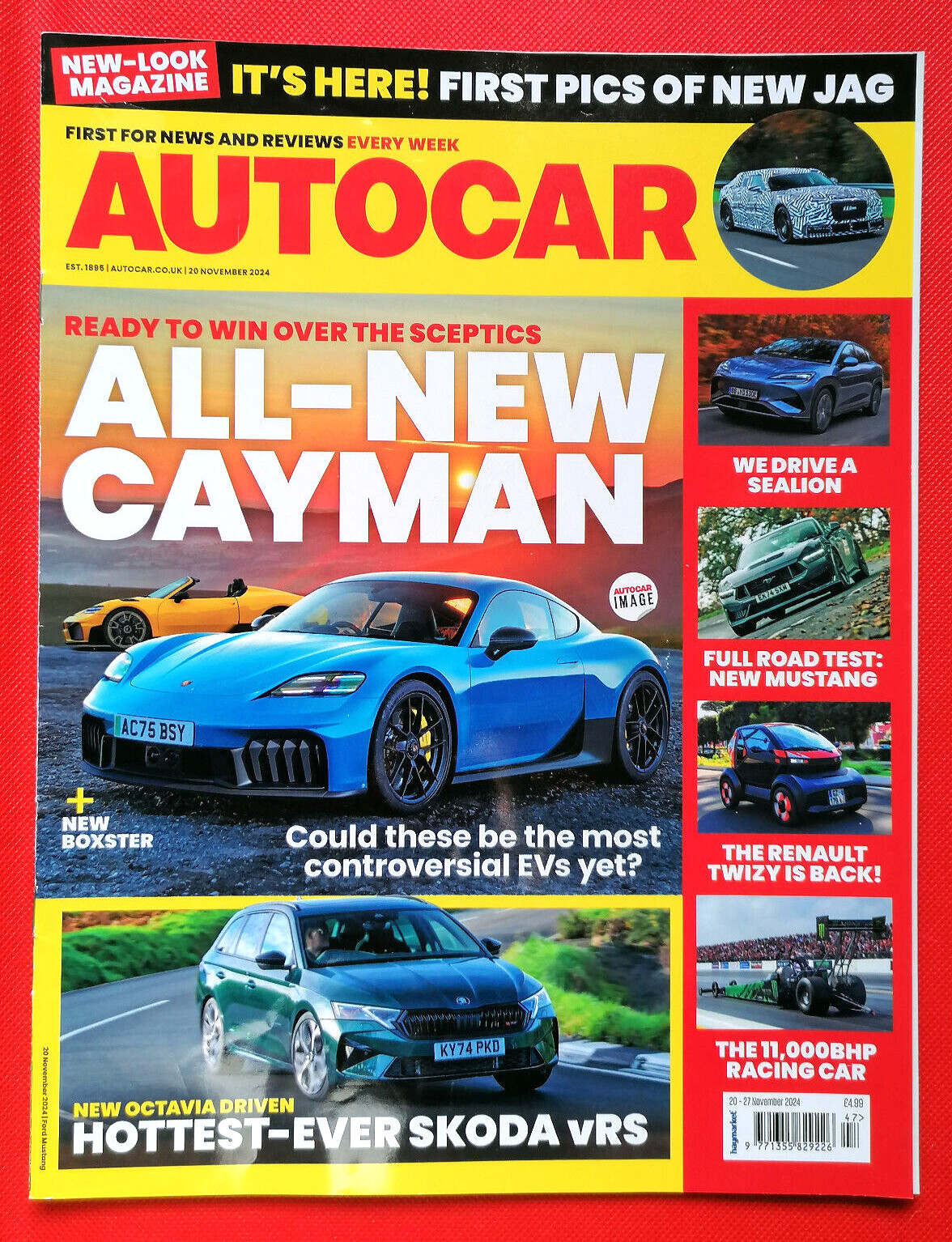 Autocar 20 Nov 2024 – MUSTANG DARK HORSE ROAD TEST – 1974 LANCIA FULVIA FEATURE