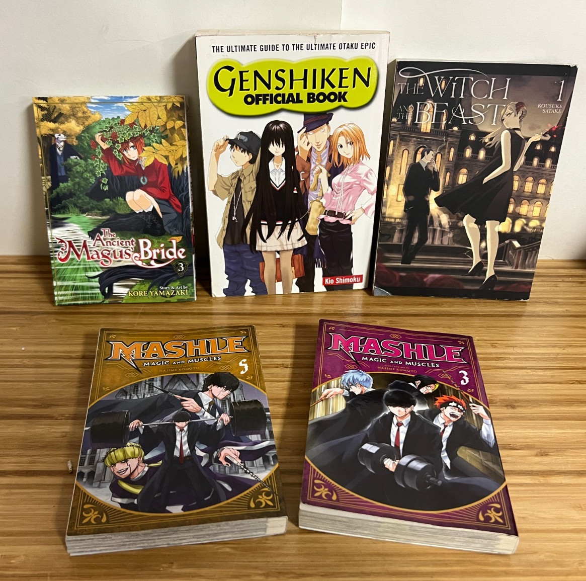Manga lot -Genshiken Official Book/Mashle (2)/The Witch & Magus Bride