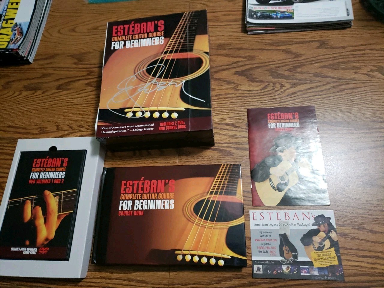 Esteban&rsquo;s Complete Guitar Course for Beginners Includes 2 DVD&rsquo;s And Course Book