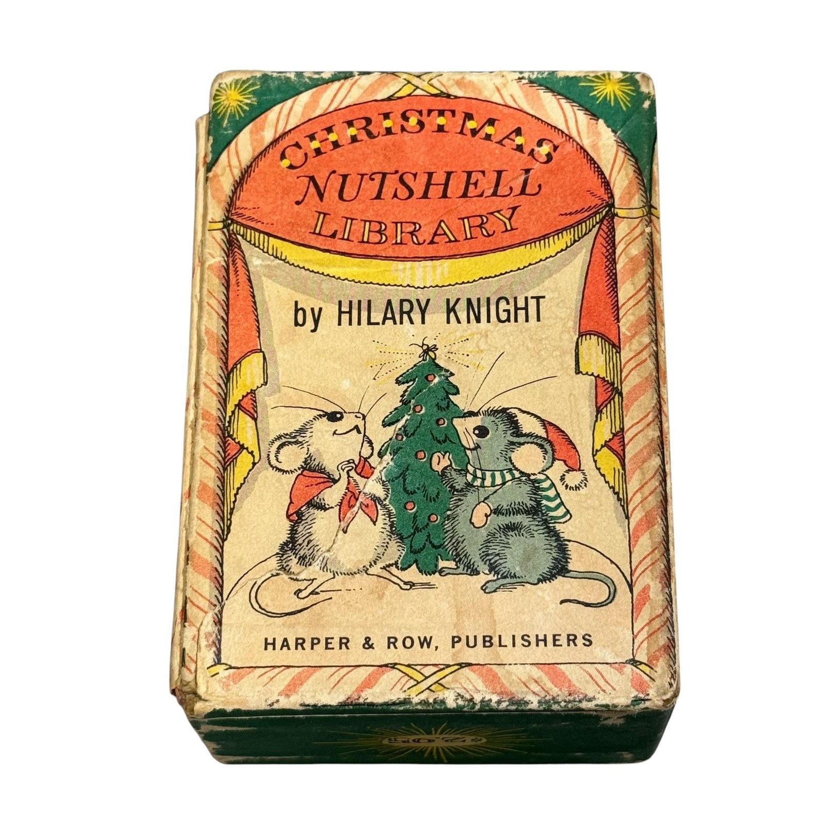 Vintage 1963 Christmas Nutshell Library Hilary Knight Moore Mini HC Boxed Set