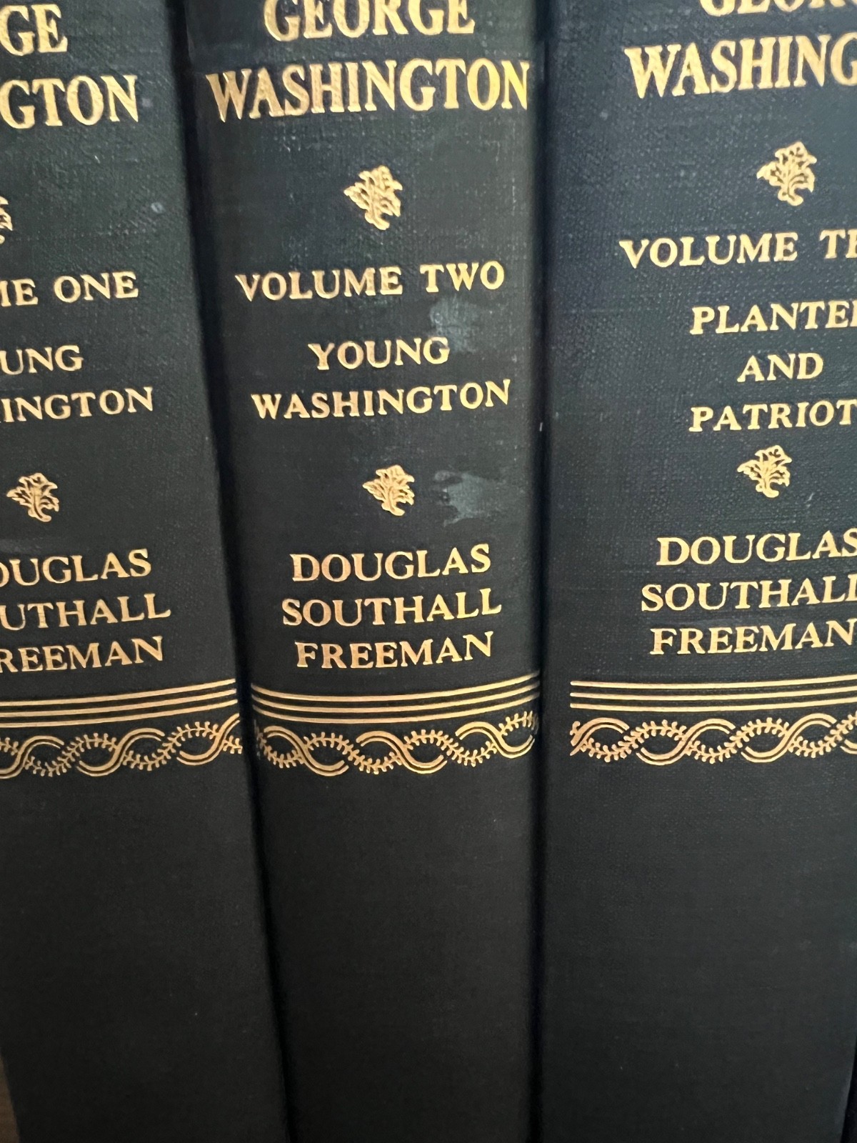 Douglas Southall Freeman&rsquo;s Bio GEORGE WASHINGTON Volumes 1-4 All 1st ED, « A »*