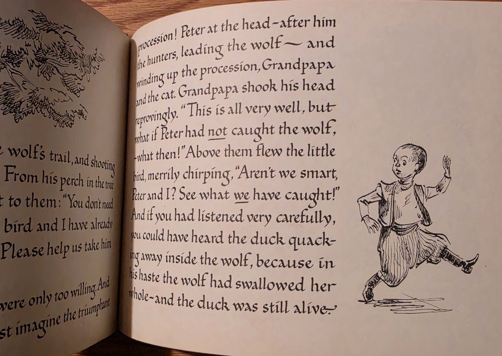 Peter And The Wolf by Serge Prokofieff (Hardcover 1940) Alfred Knop