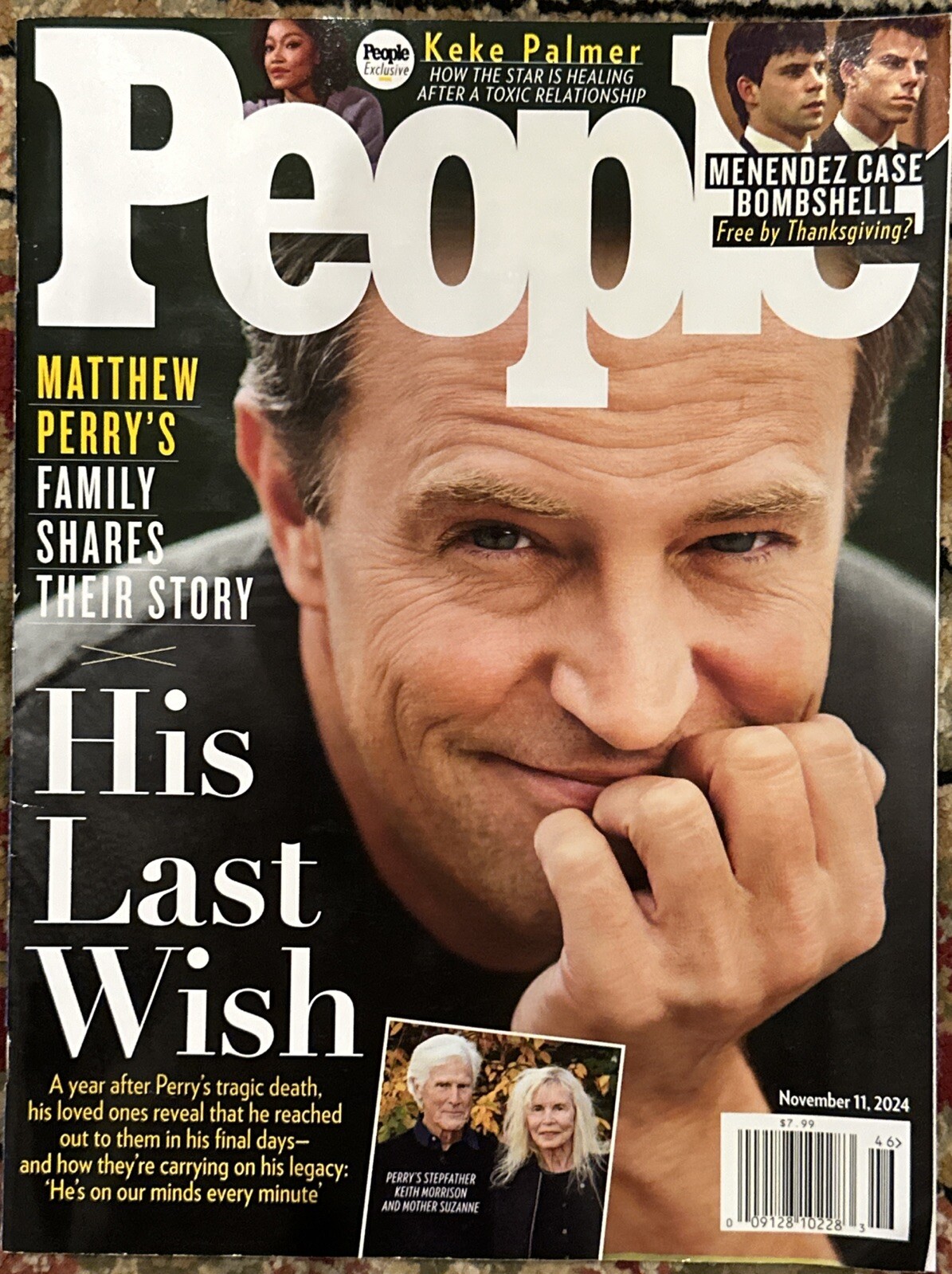 People Magazine November 11th 2024 Matthew Perry His Last Wis