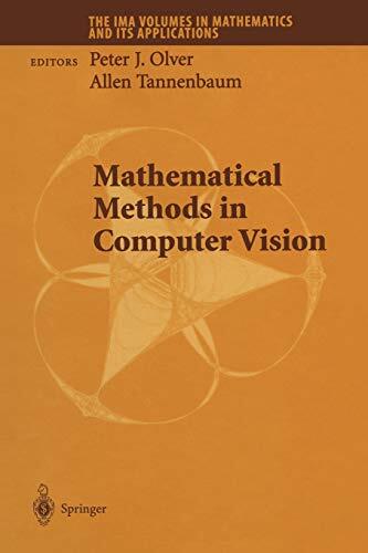 Mathematical Methods in Computer Vision, Olver, Tannenbaum 9781441918260 New-,