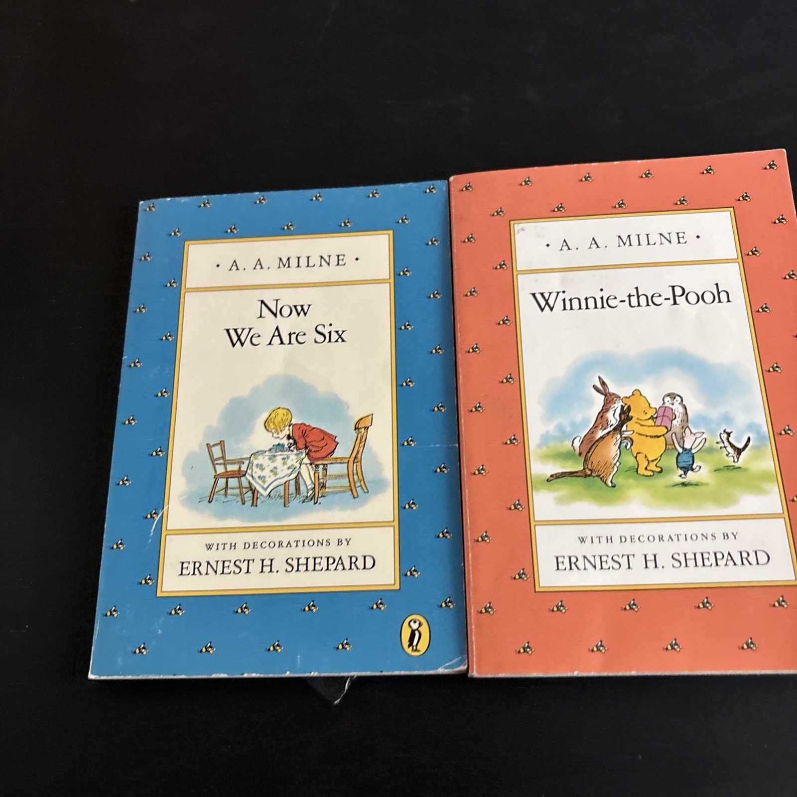 Winnie-the-Pooh Set By A. A. Milne Lot Of 4 Paperbacks G- Good+ Condition