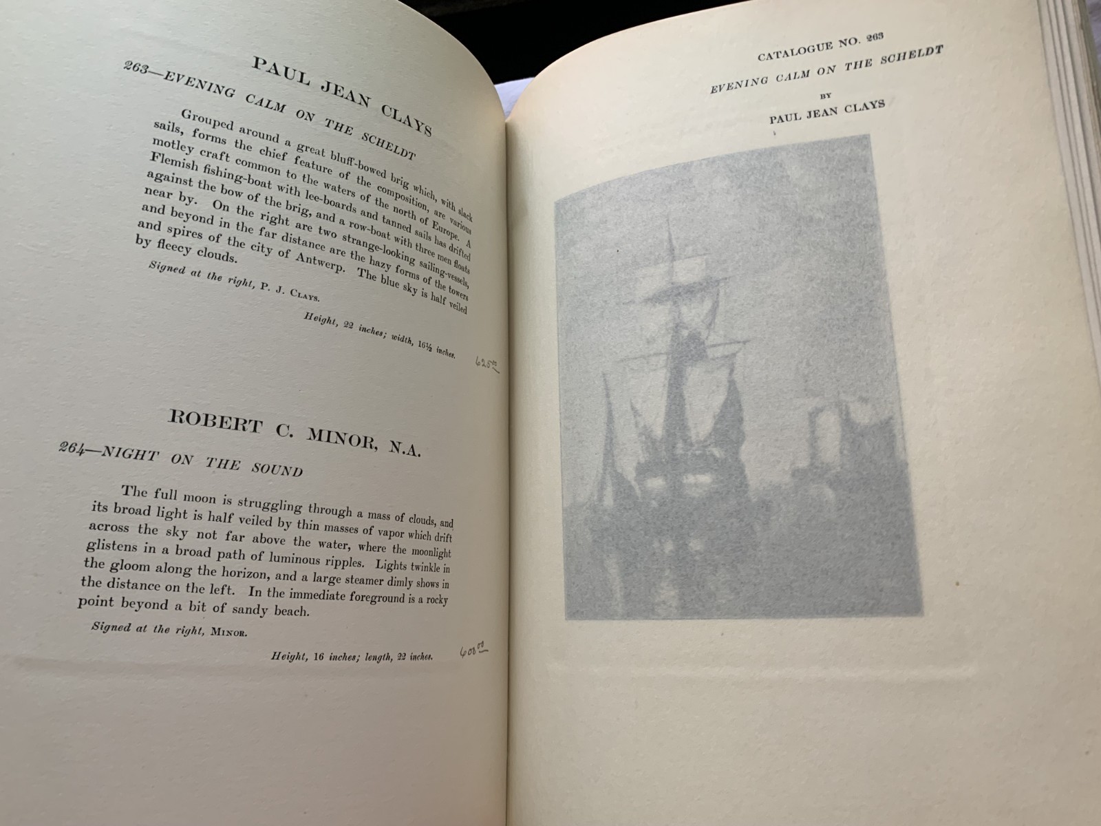 ILLUSTRATED ART CATALOGUE~ PRIVATE COLLECTION OF THE LATE FREDRICK S. GIBBS 1904