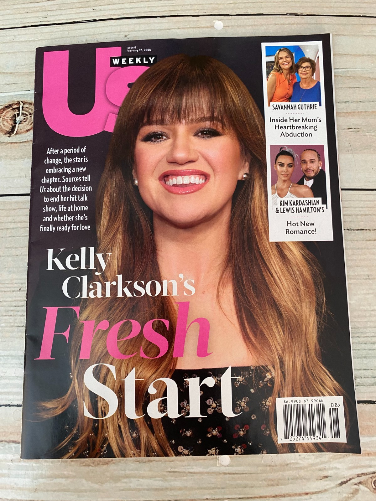 US Weekly February 23, 2026 issue 8 Magazine Kelly Clarkson&rsquo;s Fresh Start