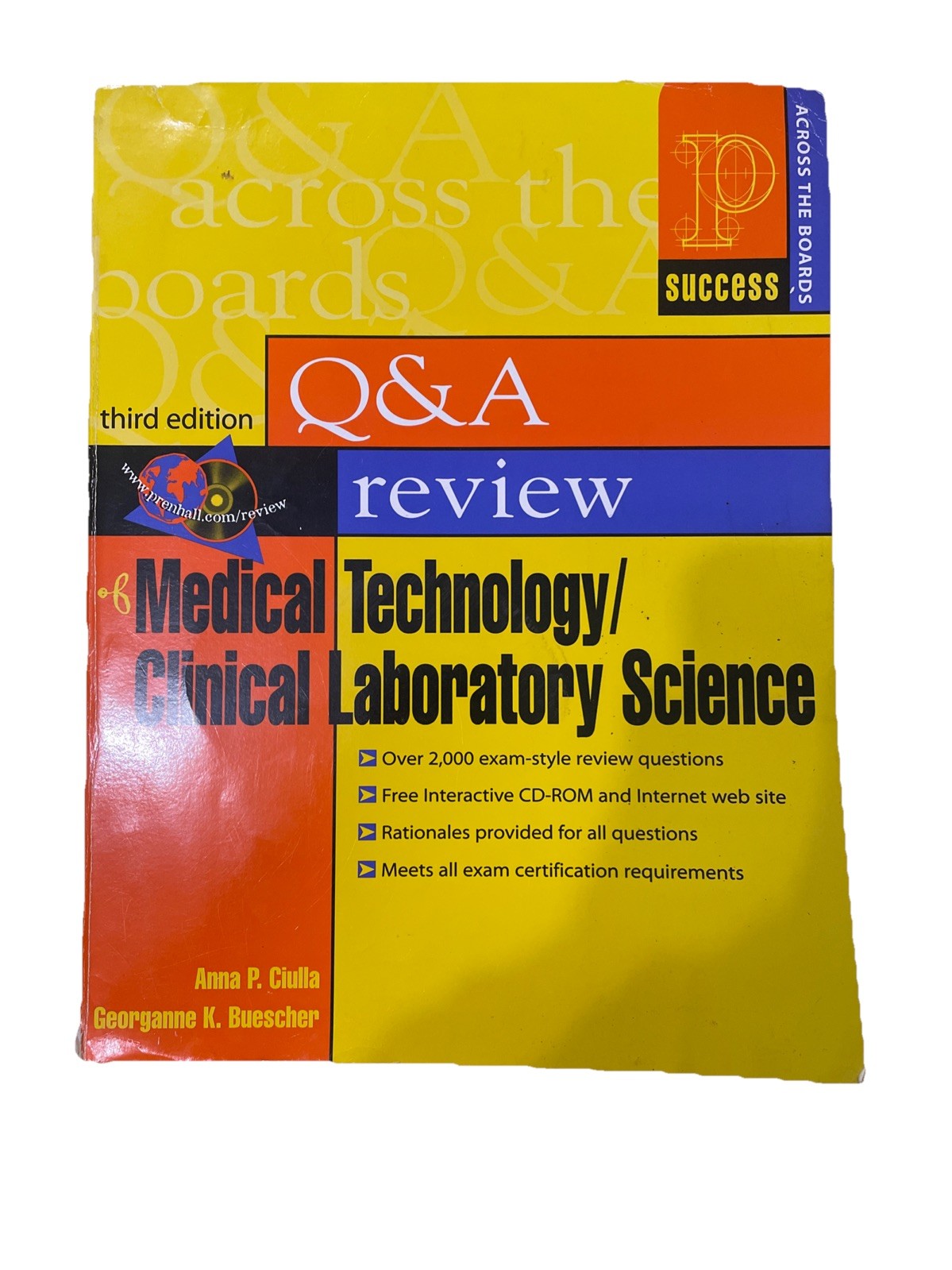 Success Across the Boards Ser.: Prentice Hall Health&rsquo;s Questions and Answer