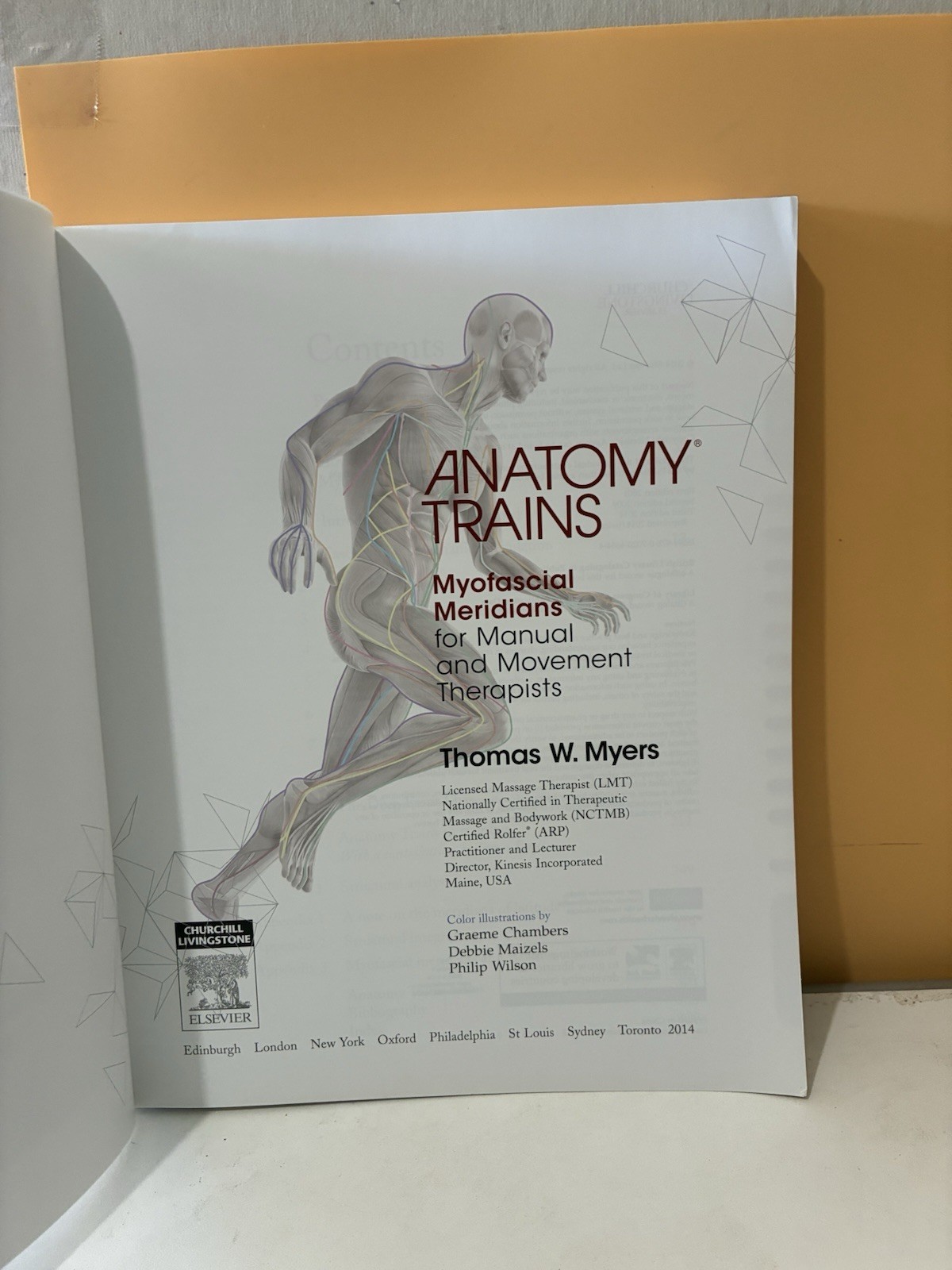 Anatomy Trains: Myofascial Meridians for Manual and Movement Therapists by Myers
