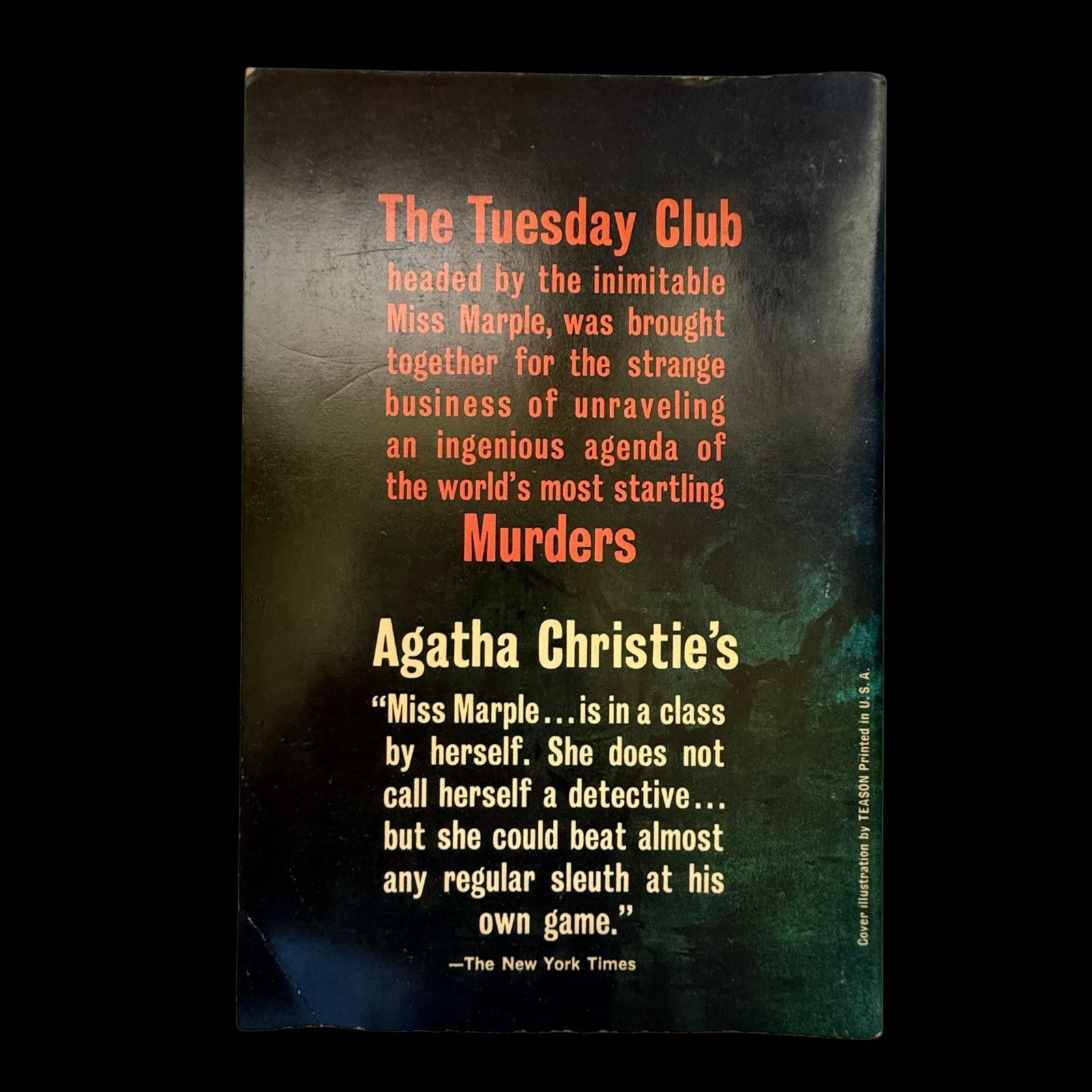 The Tuesday Club Murders, Agatha Christie * 1963 First Printing* GEM