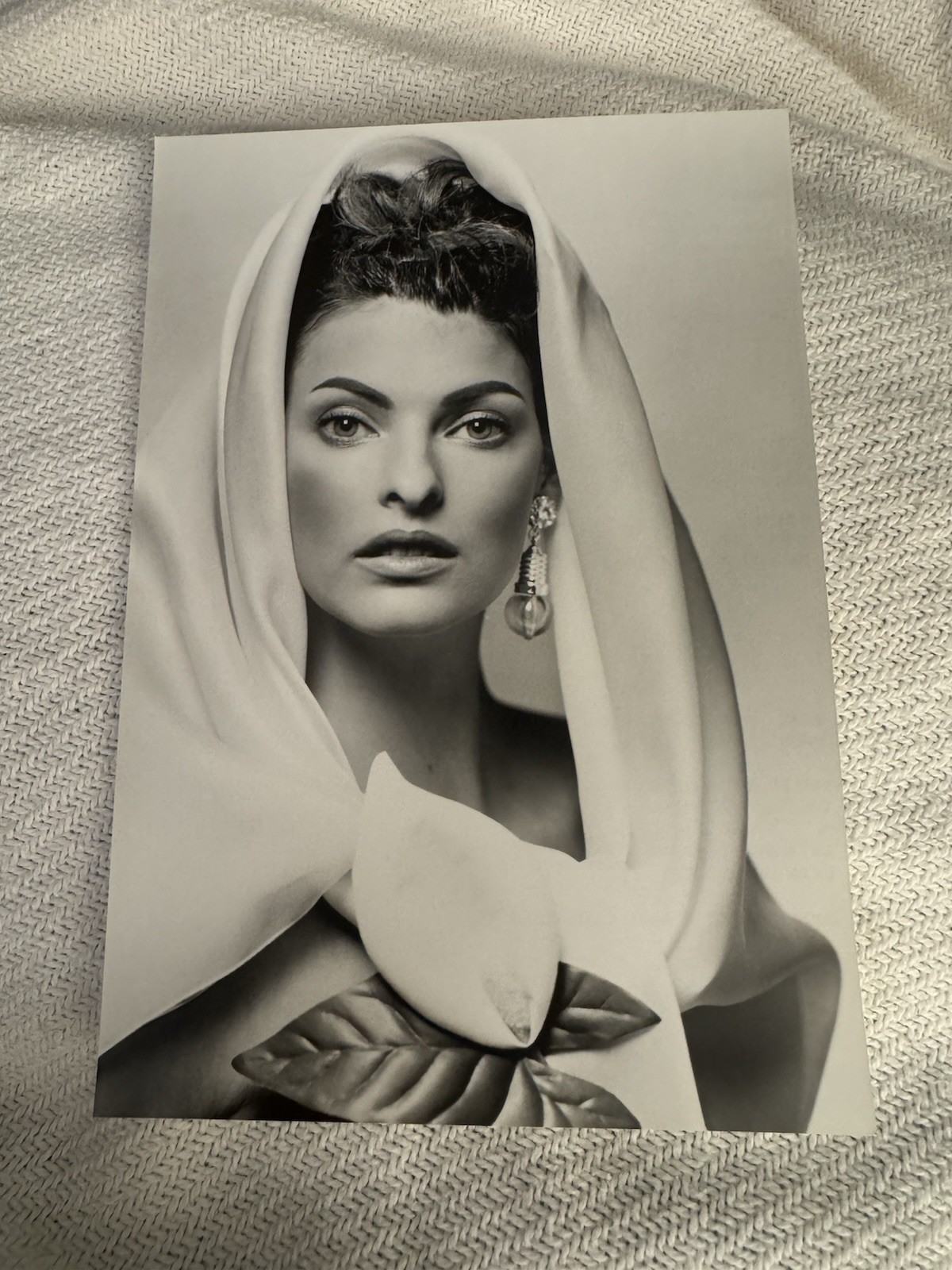 Chloe Runway Spring 1996 Written Invite Linda Evangelista Karl Lagerfeld RARE