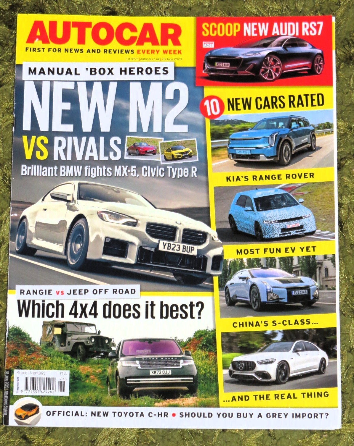 Autocar 28 June 2023 – BEST MANUAL GEARSHIFTS – OLD JEEP M381A v NEW RANGE ROVER
