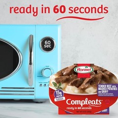 Tender Beef with Creamy Mashed Potatoes & Gravy – 9 oz Microwave Tray 6 Pack
