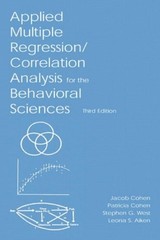 Applied Multiple Regression/Correlation Analysis for the Behavior