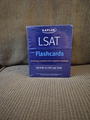 Kaplan Test Prep LSAT Prep Flashcards 400 Drills on LSAT Logic Skills Cards NIB
