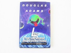 Life the Universe and Everything Douglas Adams 1982 HCDJ 1st U.S. Ed 5th Print