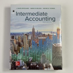 SEALED! Loose Leaf Intermediate Accounting by J Sepe, David Spiceland, 10th ed.
