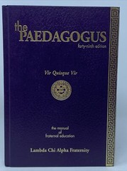 The Paedagogus 49th Edition – Lambda Chi Alpha Pledge Manual Fraternity HC 2003