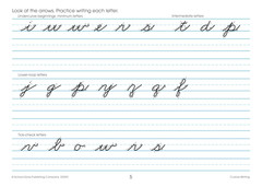 School Zone Cursive Writing Workbook: 32 Pages, 3Rd Grade, 4Th Grade, Practice H