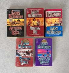 Larry McMurtry Lot 5 Paperbacks 1st Pocket Books Printings Texasville Billy