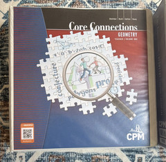 CPM Core Connections Geometry Teacher Edition Vol 1 & 2 Ring Binder, HS