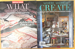 4 issues @ 50%+ off – WHAT & WHERE WOMEN CREATE Spring 2026