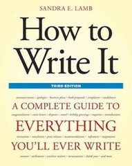 How to Write It, Third Edition: A Complete Guide to Everything You&rsquo;l – VERY GOOD