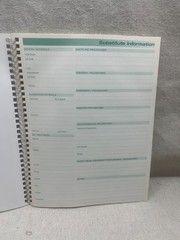 Hammond & Stephens 8 Subject/Trimester Record Book 8-1/2 X 11 Inches Red NOS