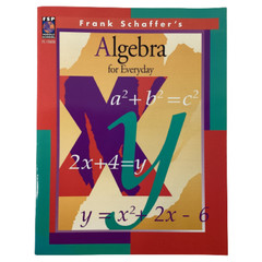 Frank Schaffer&rsquo;s Algebra for Everyday – By Susan Dean – Paperback