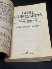 False Confessions Steve Johnson 1st Printing 1993 Signet Gay Mystery Paperback