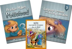 New Master Books 3 Bk Set LANGUAGE LESSONS FOR A LIVING EDUCATION 3 Practice 101