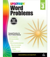 Word Problems, Grade 3 (Spectrum) – Paperback By Spectrum – GOOD