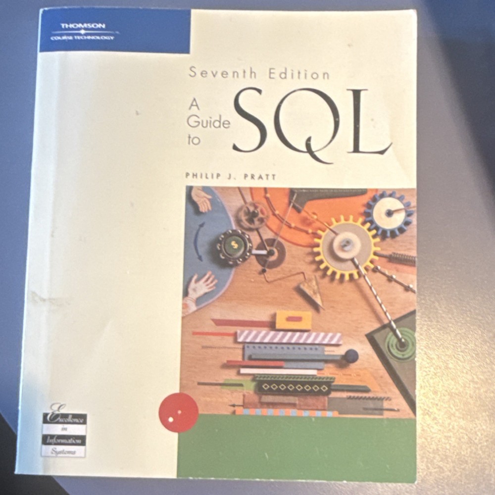 Thomson Course Technology A Guide to SQL 7th Edition PB Textbook by Pratt 2004