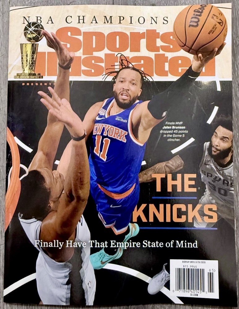 SPORTS ILLUSTRATED MAGAZINE – NBA CHAMPIONS THE KNICKS – BRAND NEW