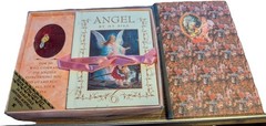 Angel Book & Pin Gift Set 24Kt Gold Gen Austrian Crystal Address Book PET RESCUE