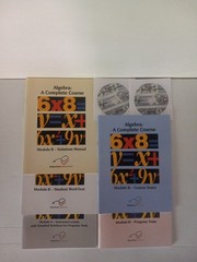 Algebra: A Complete Course Modules B 5 Books Plus 2 DVD&rsquo;s VideoText Interactive