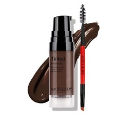 SACE LADY 3D Eyebrow Gel Long Lasting 24 0.2 Fl Oz (Pack of 1), 02 DARK BROWN