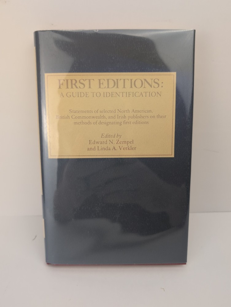First Editions, A Guide to Identification, 1985 HC/DJ, Second Printing
