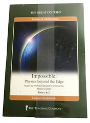 Great Courses- Impossible: Physics beyond the Edge – 2 DVD&rsquo;s w book NEW Sealed