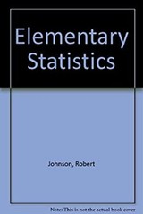 Elementary Statistics Paperback Robert R. Johnson