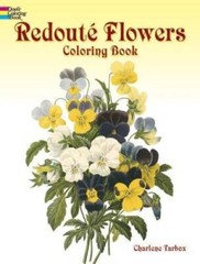 RedoutÃ© Flowers Coloring Book (Dover Nature Coloring Book) – Paperback – GOOD