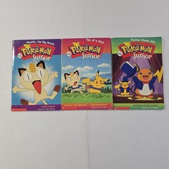 Pokemon Junior Chapter Books #2, 5, 6 Papterback Scholastic