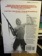 Signed JOHN SINCLAIR Guitar Army Book W/CD 302 Pages MC 5 White Panthers DETROIT
