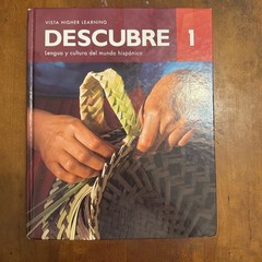 Vista Higher Learning: Descubre 1 Lengua y cultura del mundo hispánico