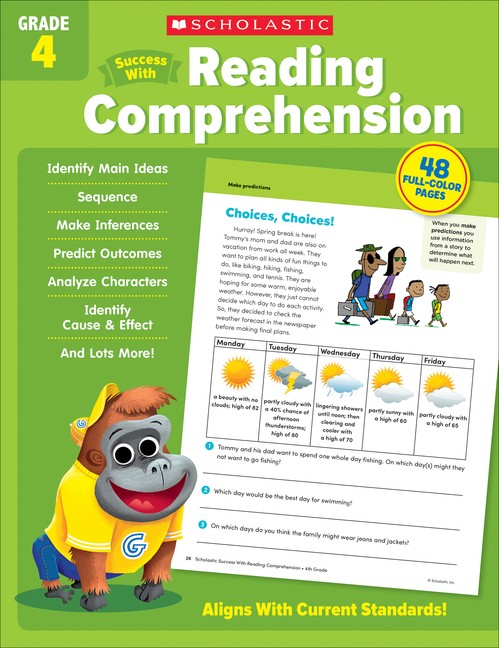 Scholastic Success With Reading Comprehension Grade 4